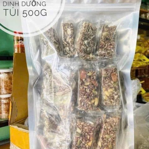 Thanh Gạo Lức Hạt Dinh Dưỡng 500g