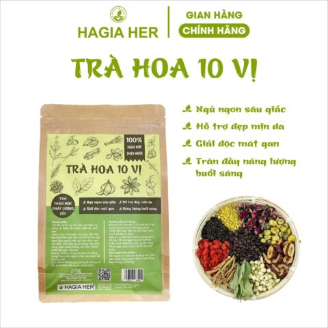 Trà Hoa 10 Vị Đẹp Da (10 gói nhỏ)